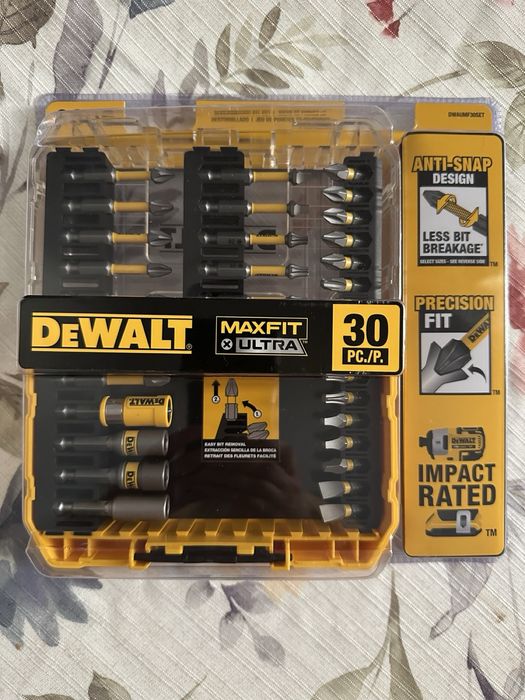 Оригінал з США Набори DeWALT MAXFIT ULTRA ( 30PC/P;50PC/P;60PC/P)