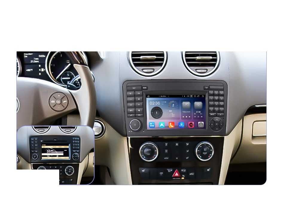 Mercedes GL X164 ML W164 CarPlay Android Radio DAB+ Opcja GPS WiFi 4G