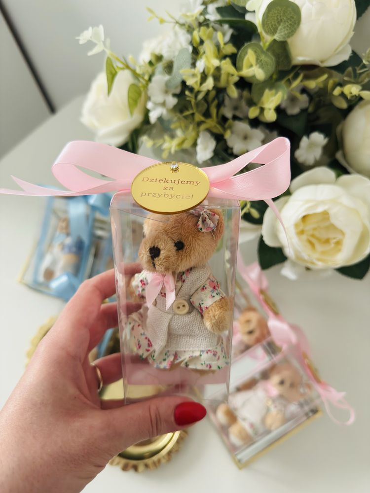 Podziękowania dla gości ślub chrzest urodziny roczek baby shower