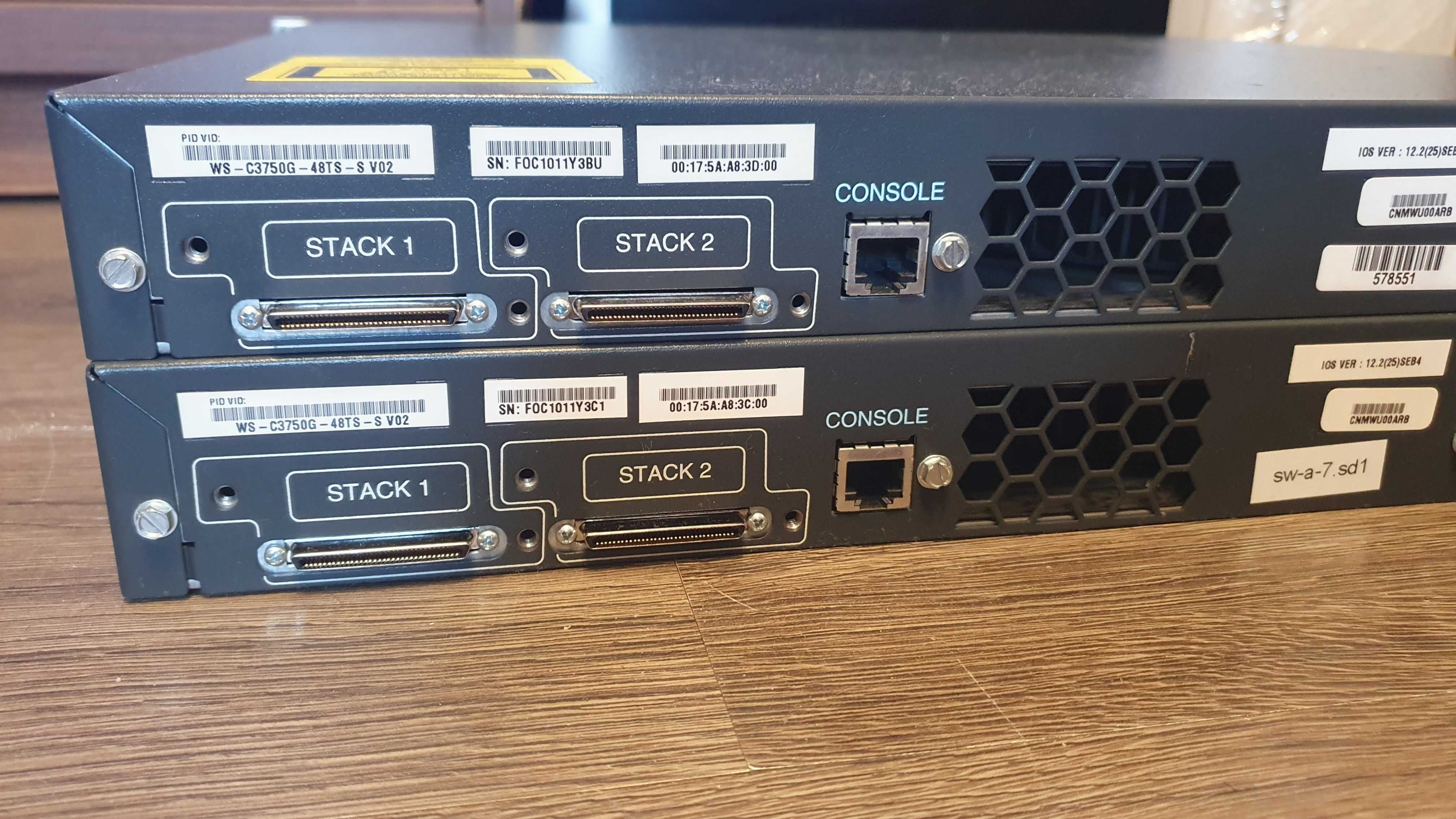 Коммутатор Cisco Catalyst 3750G 48 10/100/1000T + 4 SFP