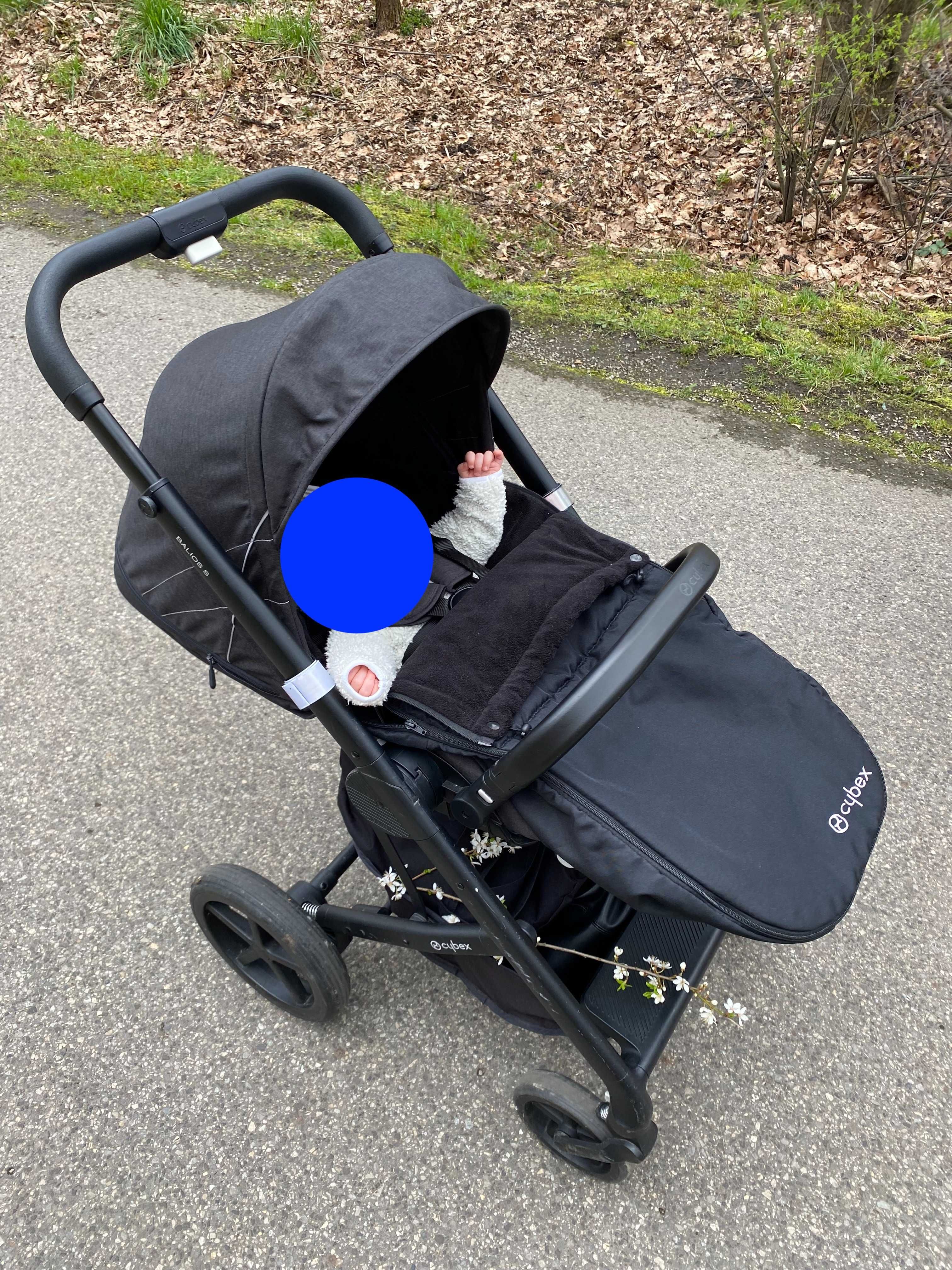 Wózek Cybex Balios S czarny gondola+spacerówka