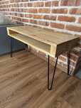 Stolik loft kawowy drewniany na taras