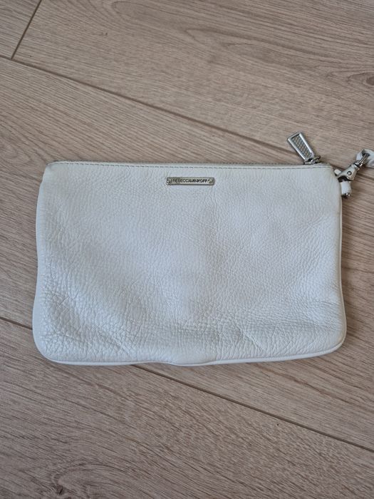 Mała kopertówka torebka biała Rebecca Minkoff używana