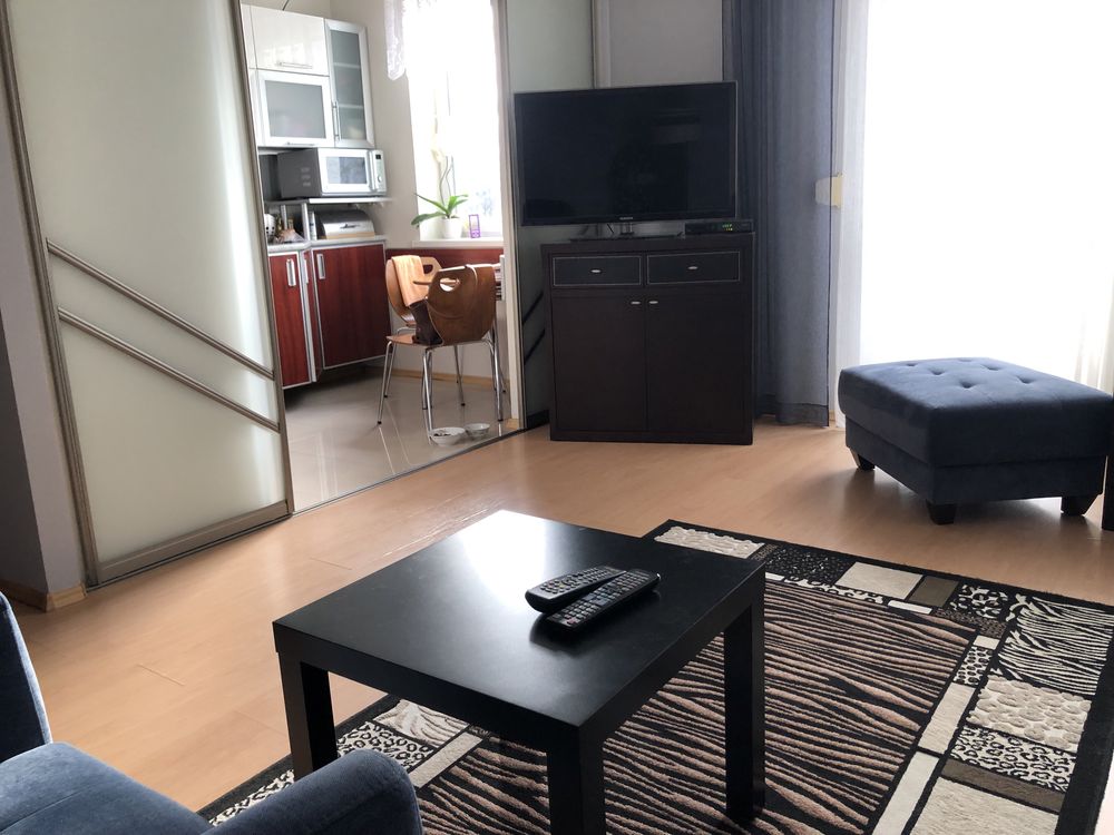 Apartament przy promenadzie w Mragowie.