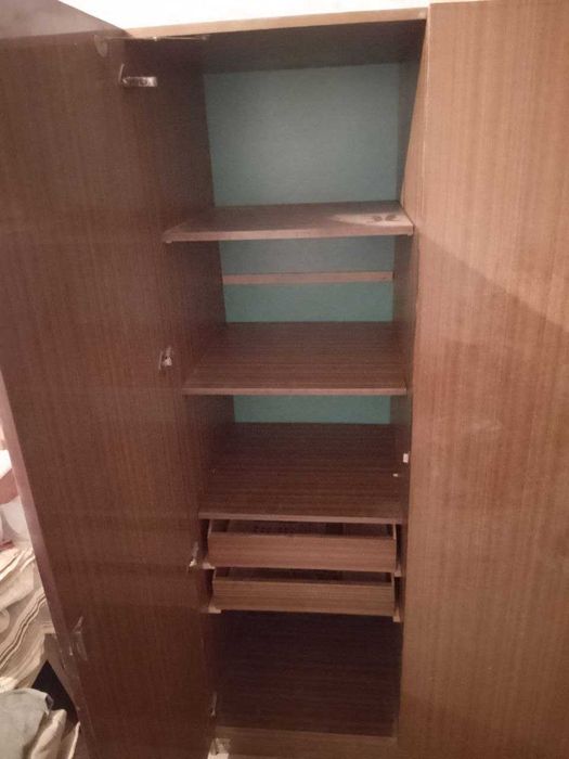 Шкаф полированный (с антресолью)