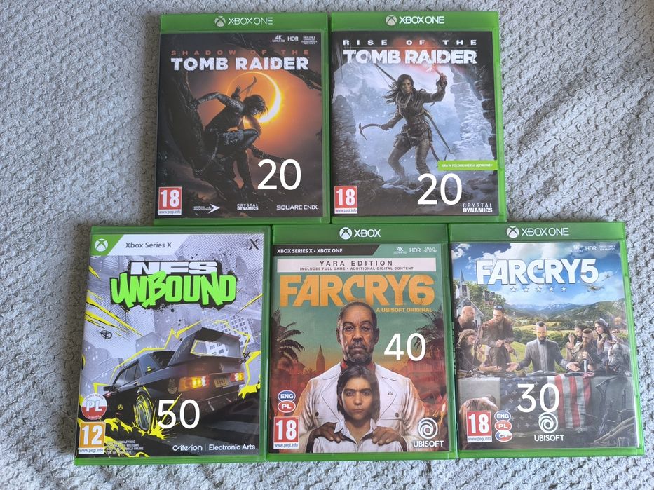 Sprzedam gry xbox