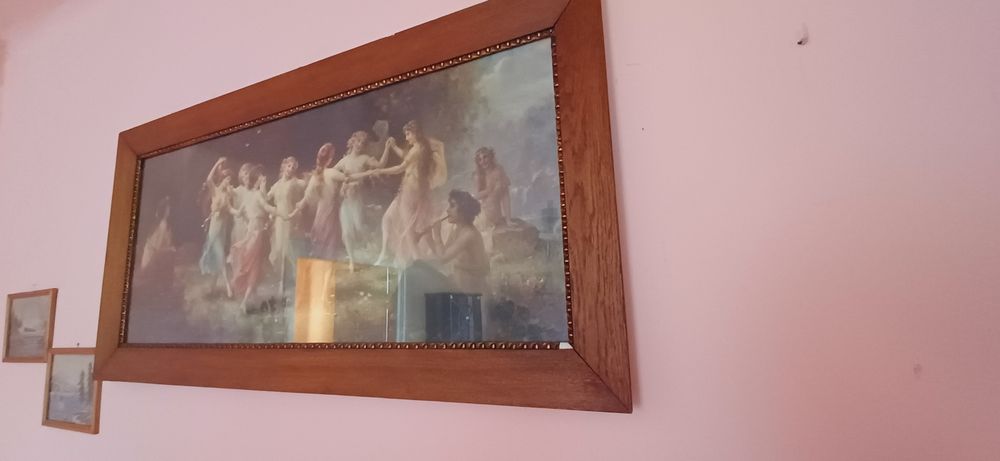 Obraz, reprodukcja. Tańczące nimfy.