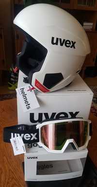 Kask Uvex Invictus,  Gogle  Uvex Athletic cv.