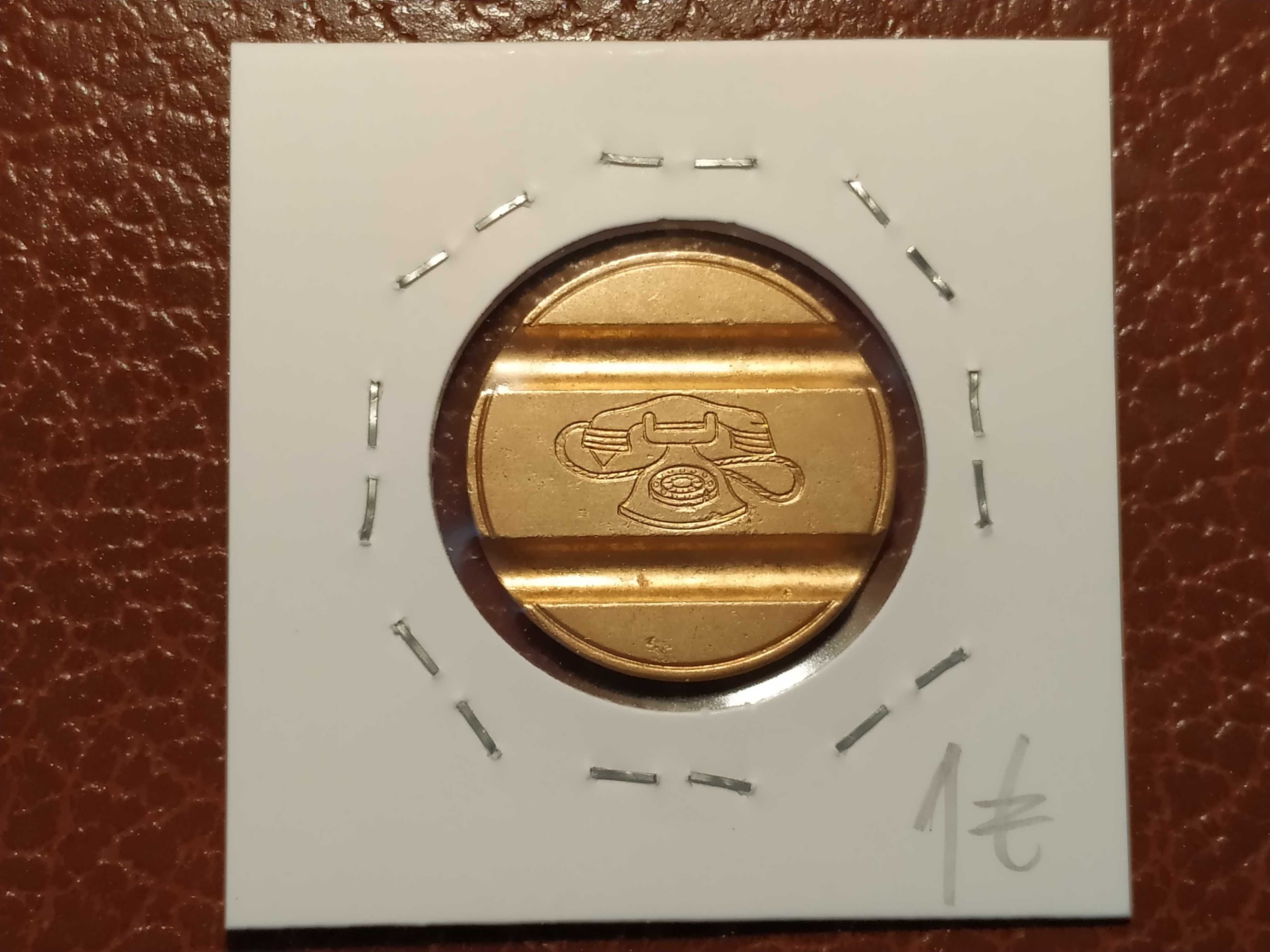 Itália - token/ficha de telecomunicações de 1976