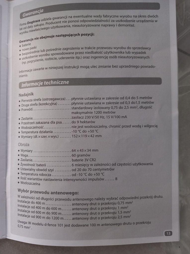 Ogrodzenie elektryczne dla psa dfence