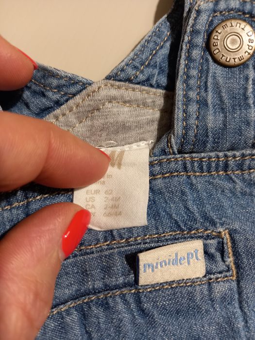 Jardineiras menino 2/4 meses