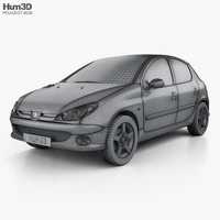 Belka skrętna Peugeot 206, 206+ hatchback, kombi, CC, RC