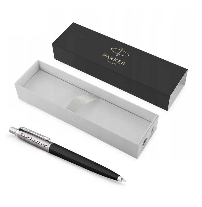 Długopis Parker Jotter 60 czarny Elegancki Prezent z Grawerem