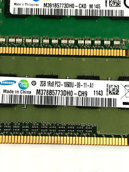 оперативная память 2gb DDR3 Samsung PC3-10600 1333MHz для ПК