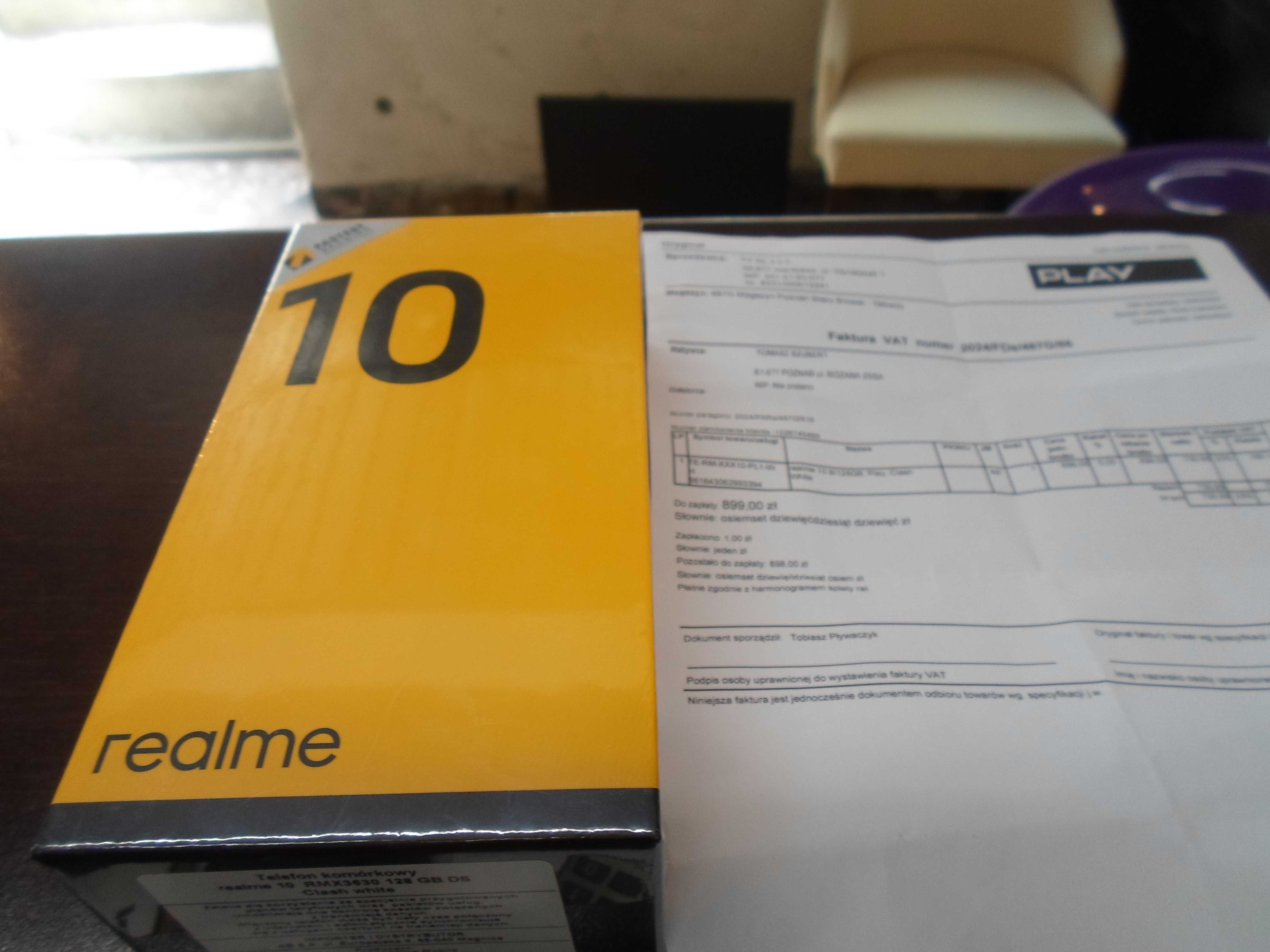 **REALME 10 8/128gb nowy clash white poznań MUTANTGSM**