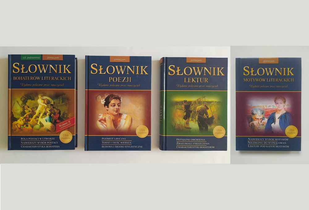Słownik bohaterów literac. + lektur + poezji + motywów literac. NOWE