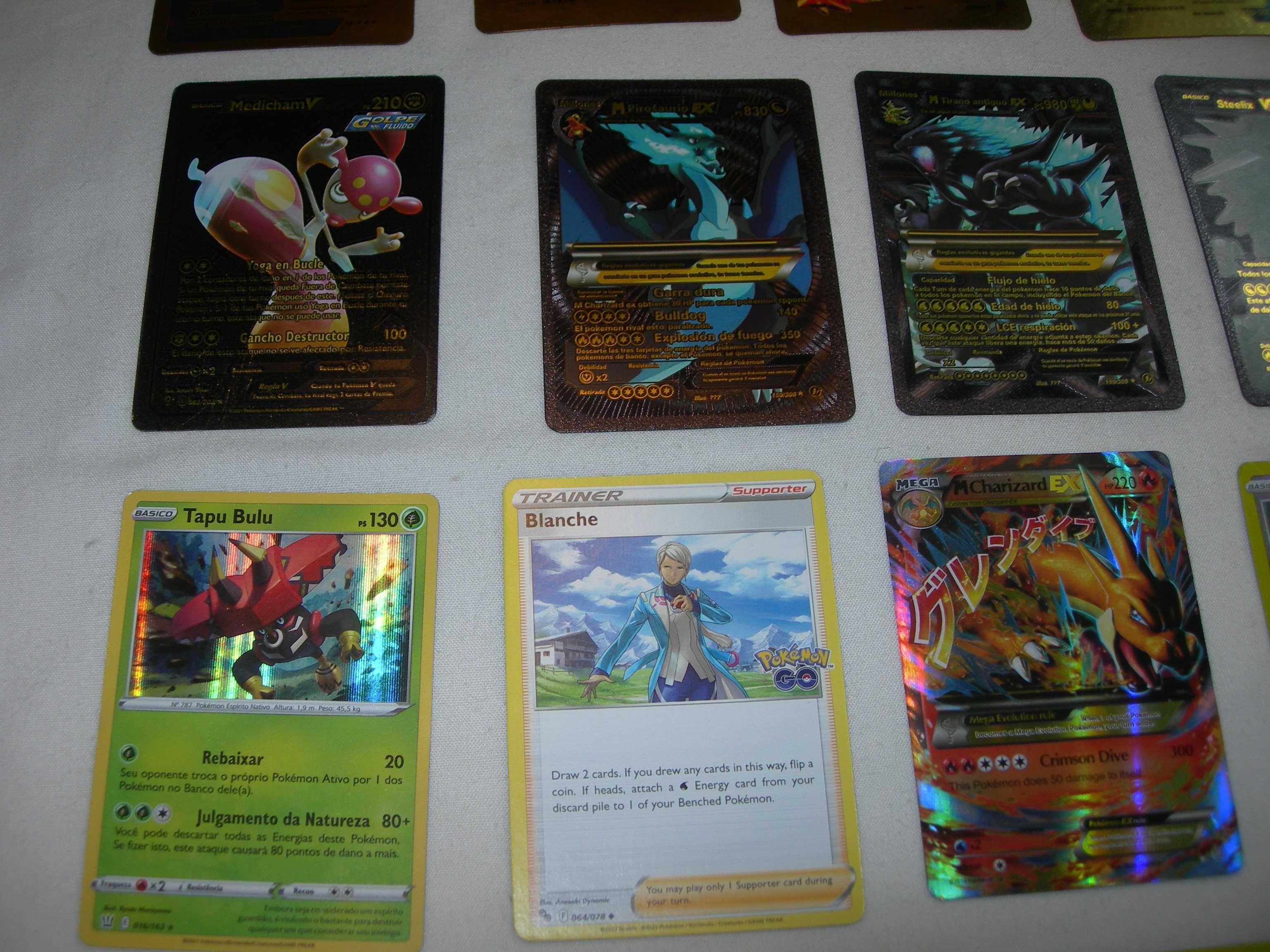 Pokémon Lote de cartas colecionáveis