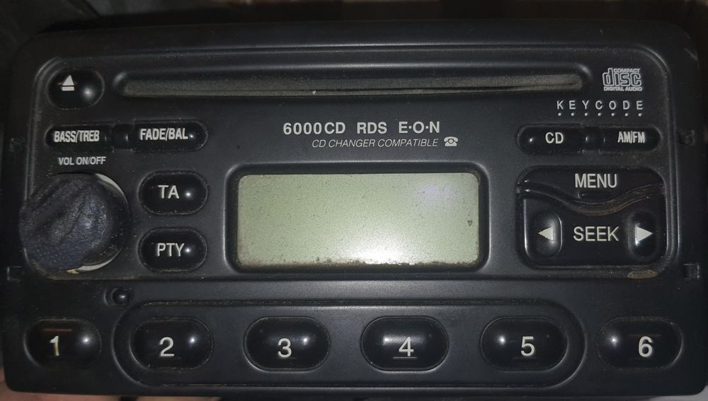 Radio Ford 2din 6000CD z kodem