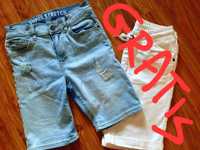 Spodenki jeans H&M 140 9-10lat GRATIS