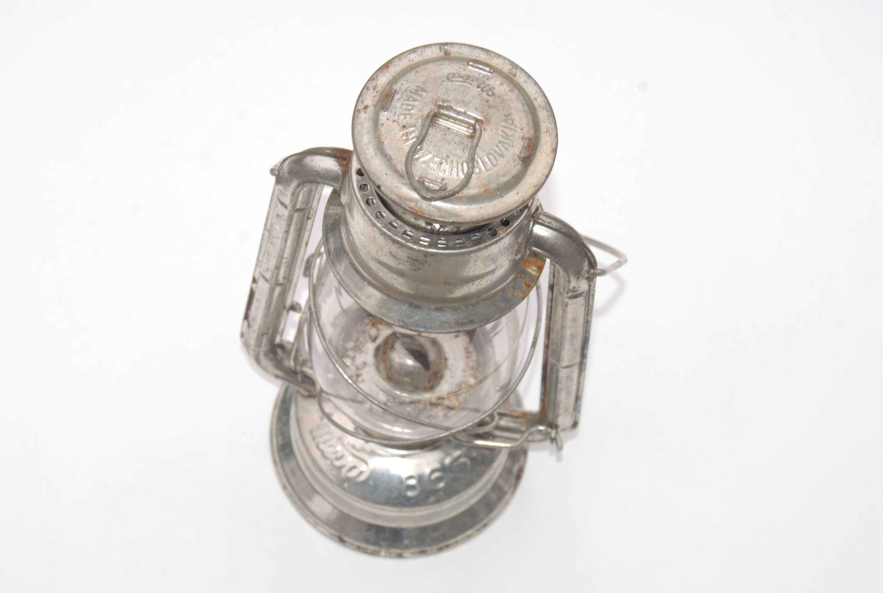 Stara duża lampa naftowa meva 865 Czechosłowacja 50/60 lata unikat