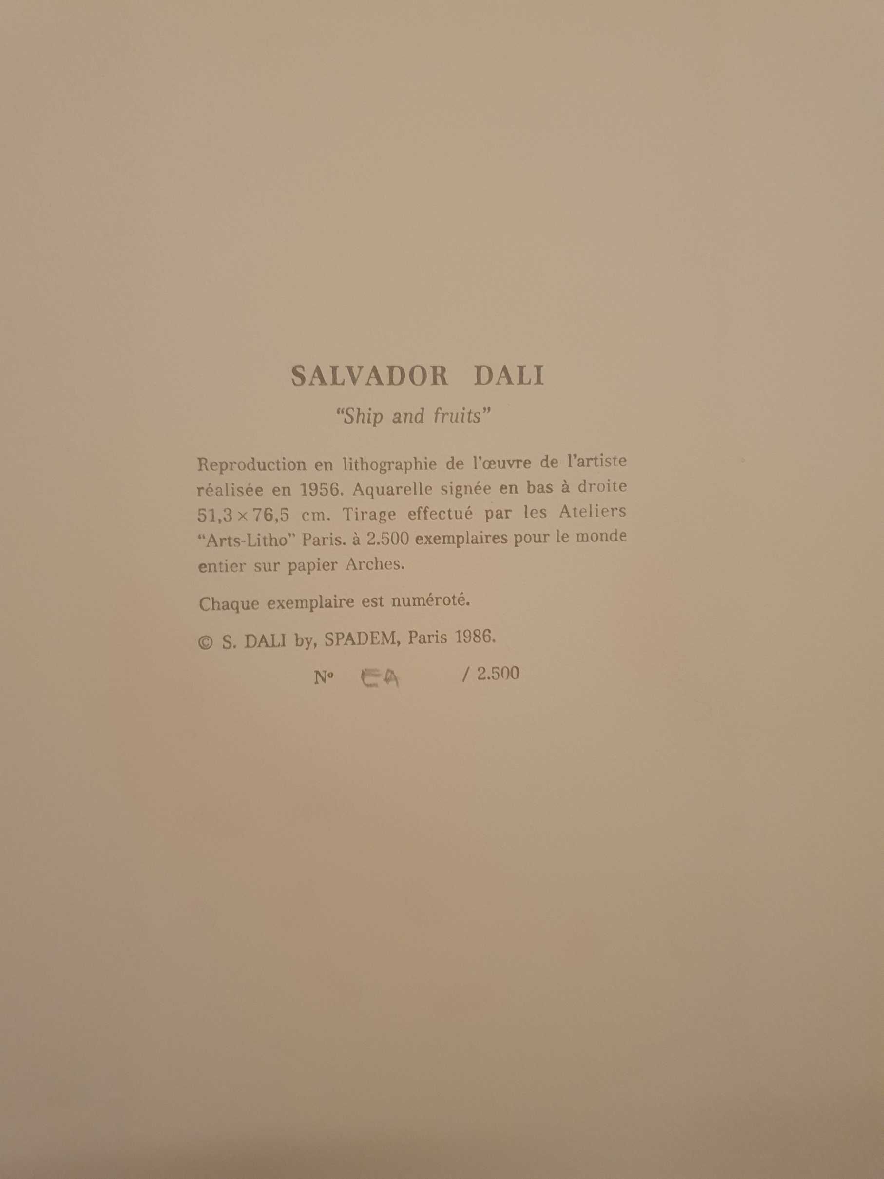 Ñavios e Frutos de Salvador Dali