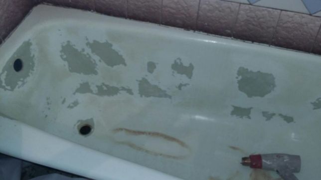 Ремонт и реставрация ванн методом наливная ванна