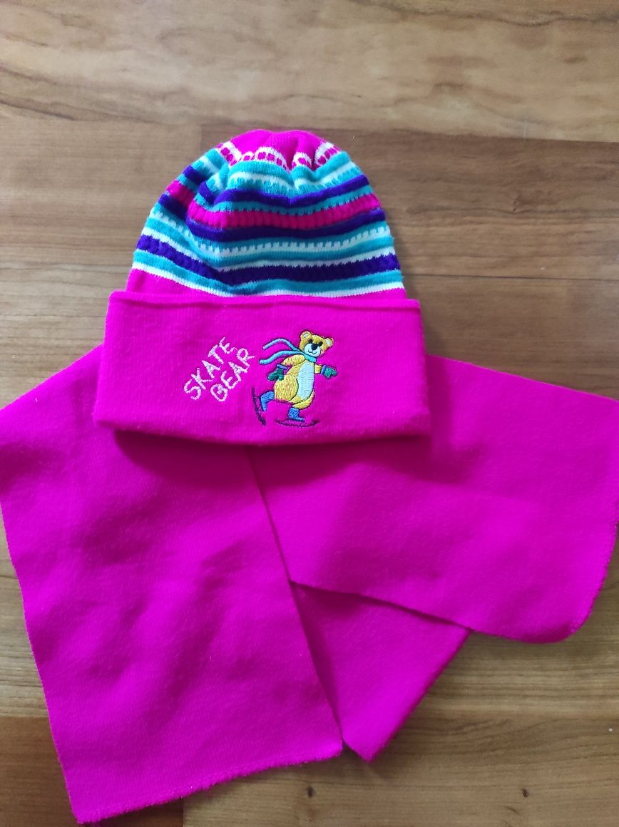 Набор шапка шарф для девочки