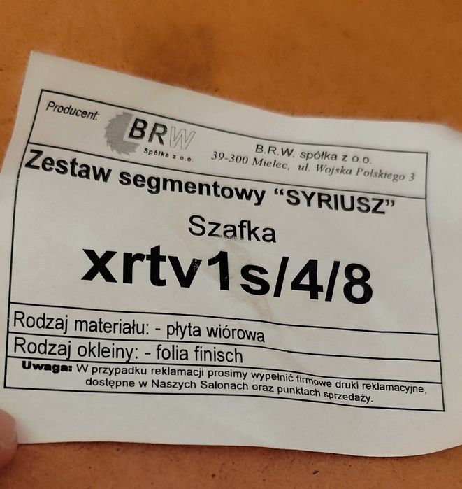 Szafka rtv BRW z szufladą