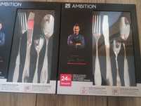 2 zestawy sztućców AMBITION smooth dla 12osób