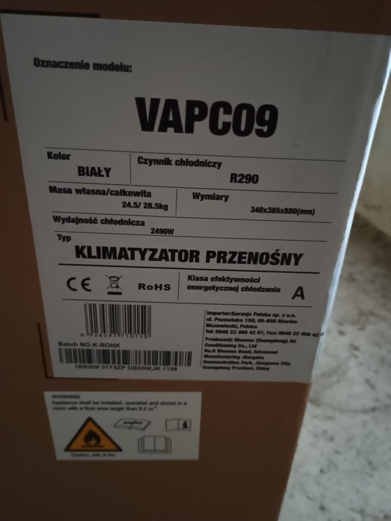 Klimatyzator HISENSE VAPC09