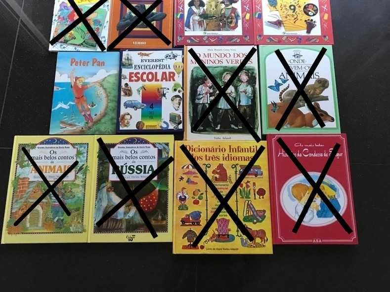 Vários livros infantis