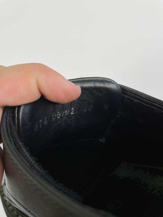 Чоловічі шкіряні туфлі черевики ecco leather
