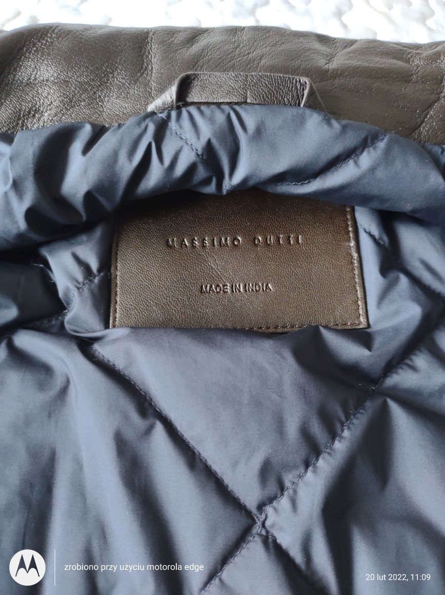Kurtka skórzana Massimo Dutti L