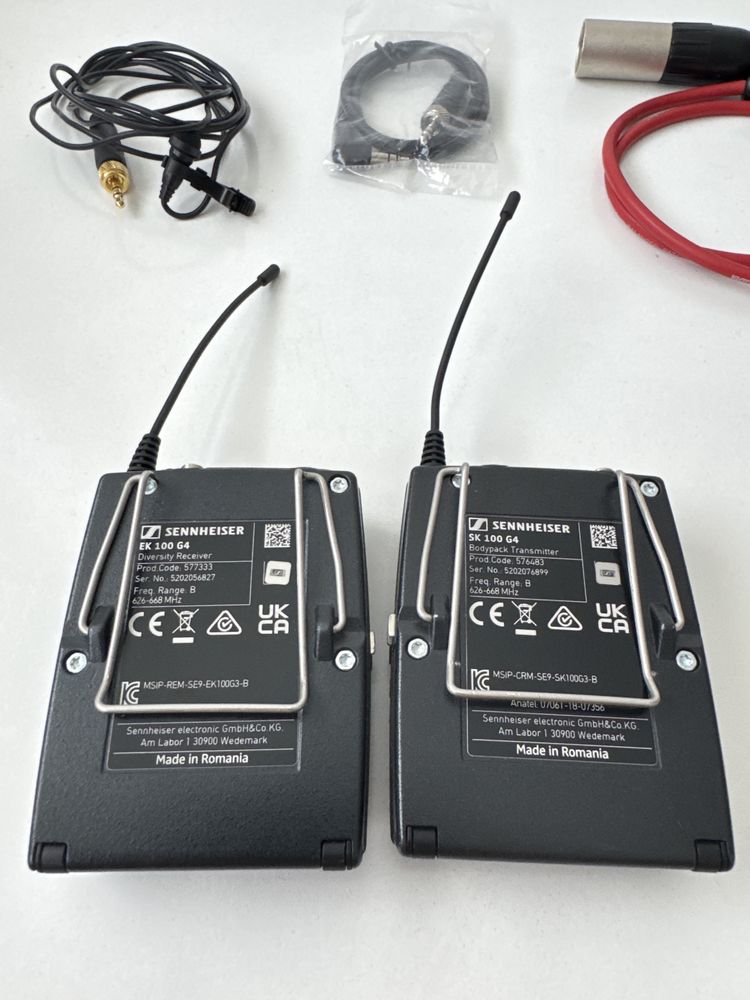 Mikroporty Sennheiser ew 112P G4-B (1x komplet)