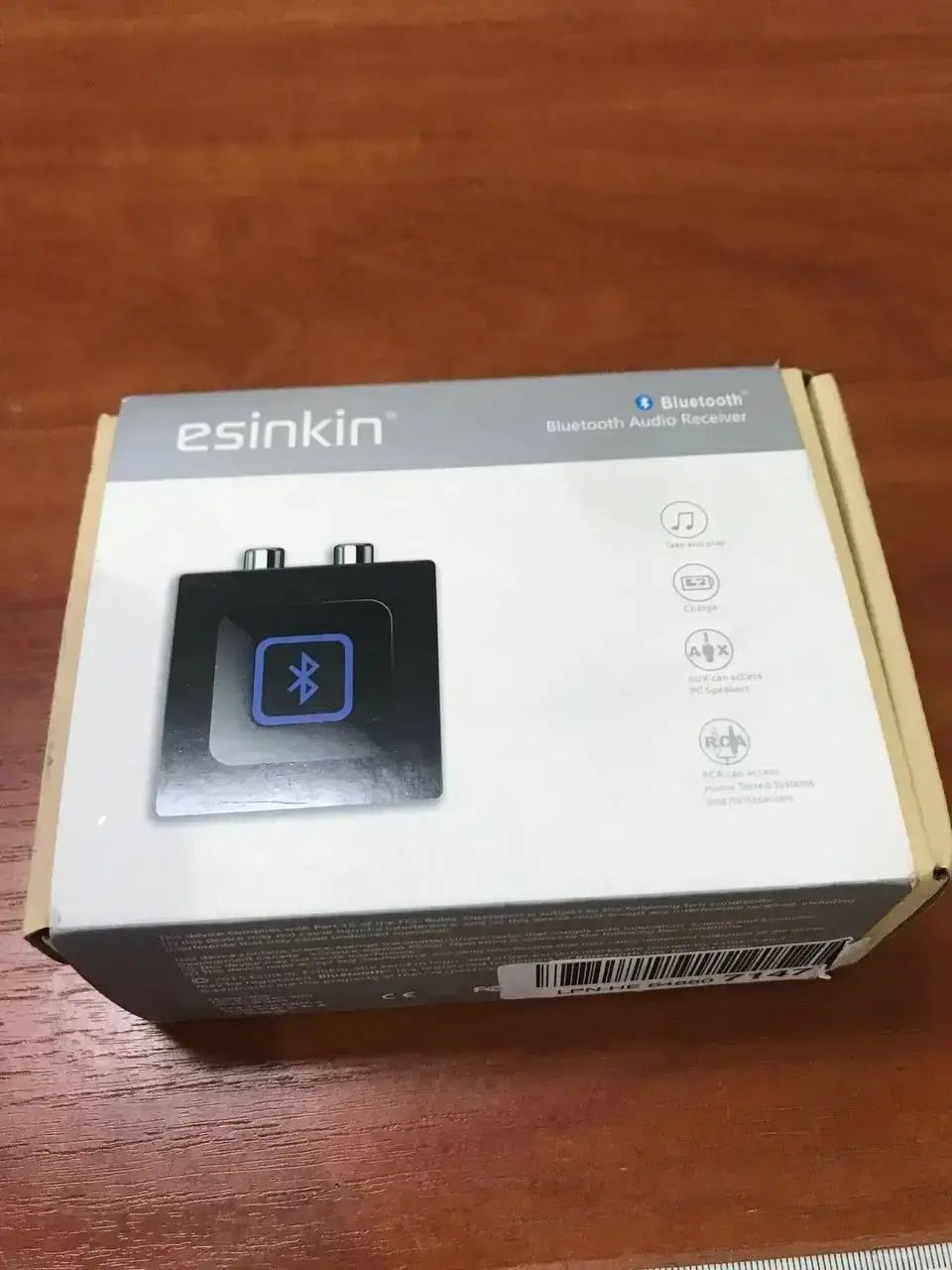 Бездротовий аудіоадаптер Esinkin, з'єднання по Bluetooth, для аудіосис