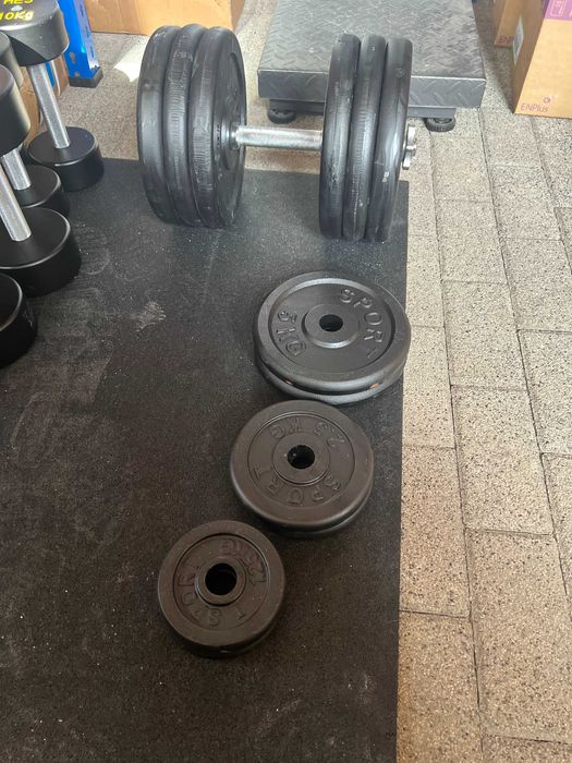 Hantle Sztangielki żeliwne regulowane 2 x 32,5kg