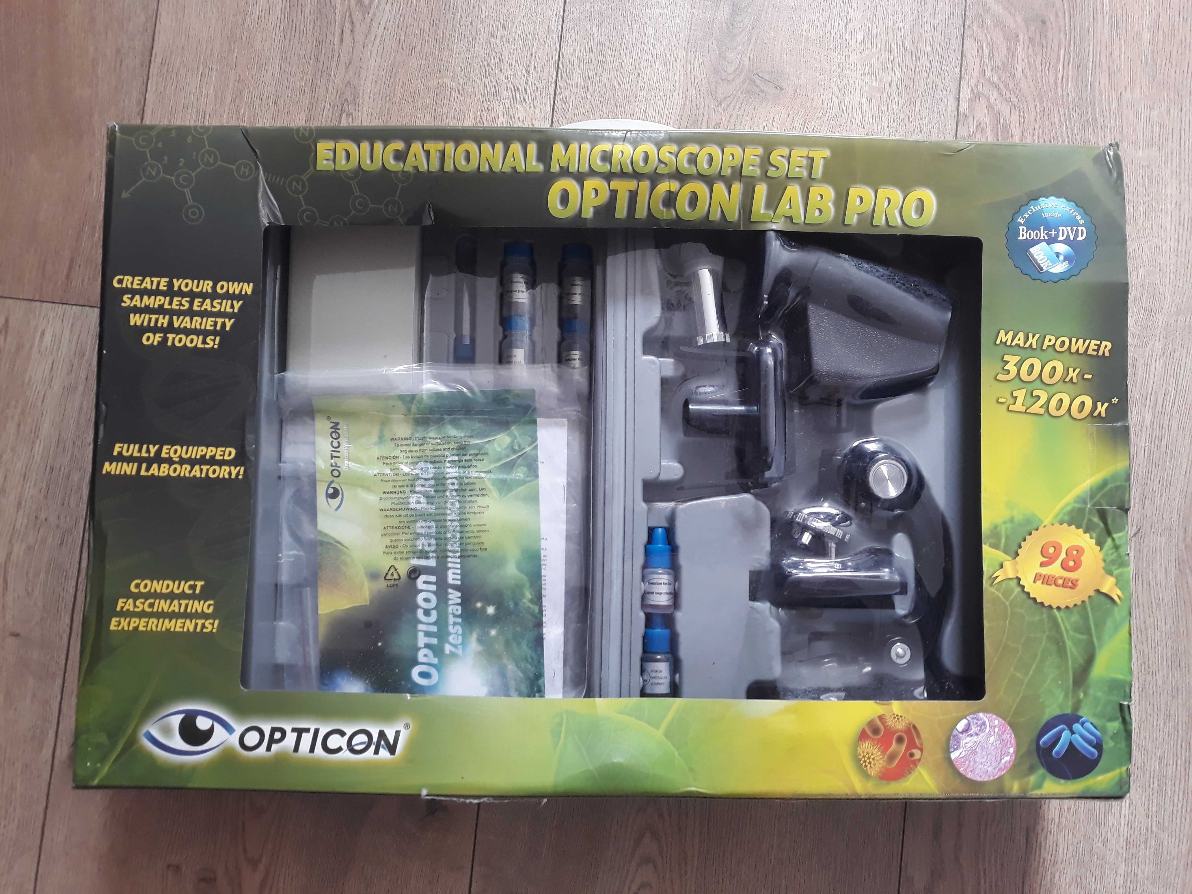 Mikroskop Opticon Lab Pro, 98 elementów