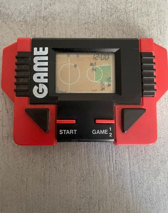 Jogo de bolso eletrónico anos 80 tema basket