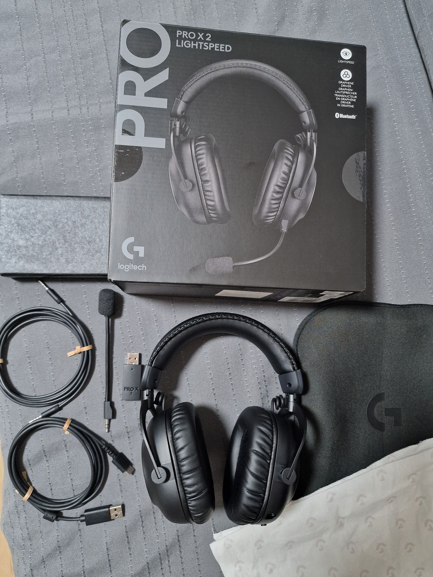 Гарнітура бездротові ігрова Logitech G PRO X2 Lightspeed wireless Blac
