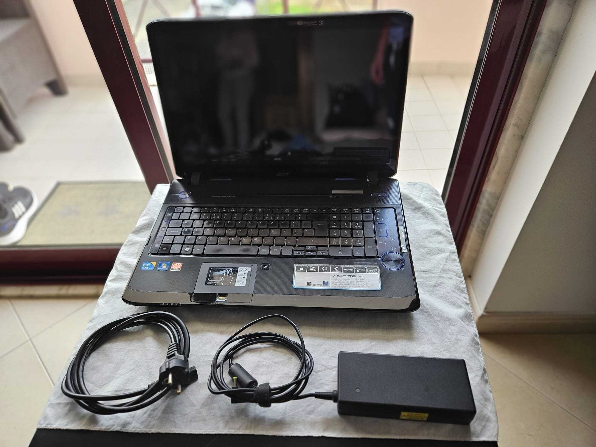 Portatil Acer Aspire 8942G Intel Core i5 - 18.4" Full HD - avariado