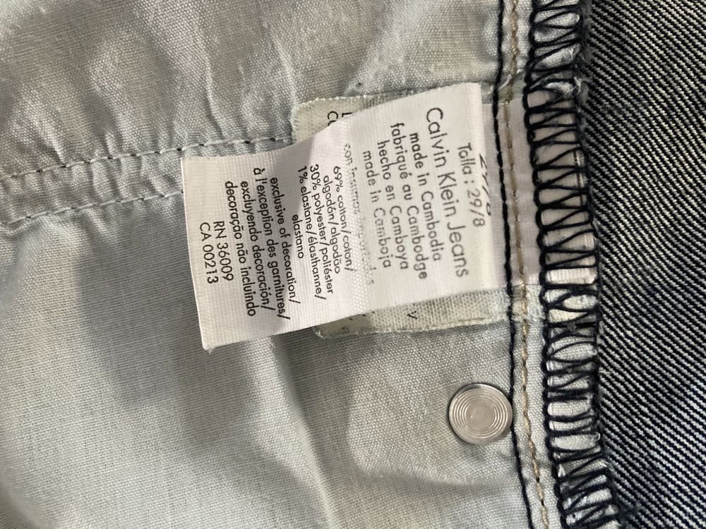 Spodnie  jeansy Calvin Klein W 29 /L 32