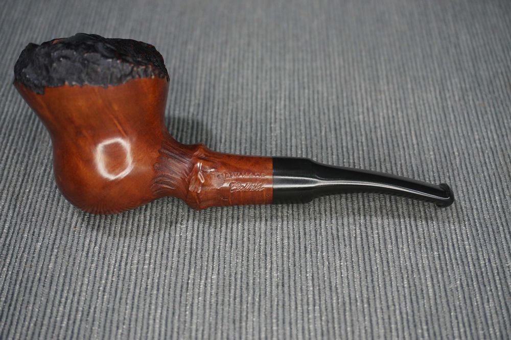 Conj. Cachimbo « fleuron » T.POLINSKI, hand made, em urze (Polonha)