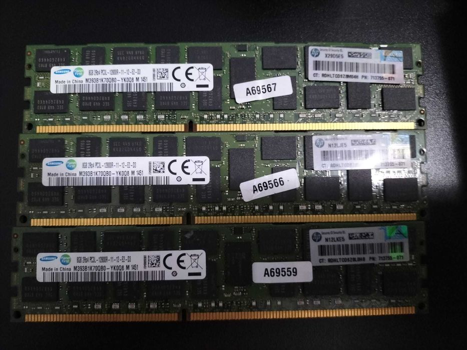 3 Memórias RAM DDR3L 24Gb