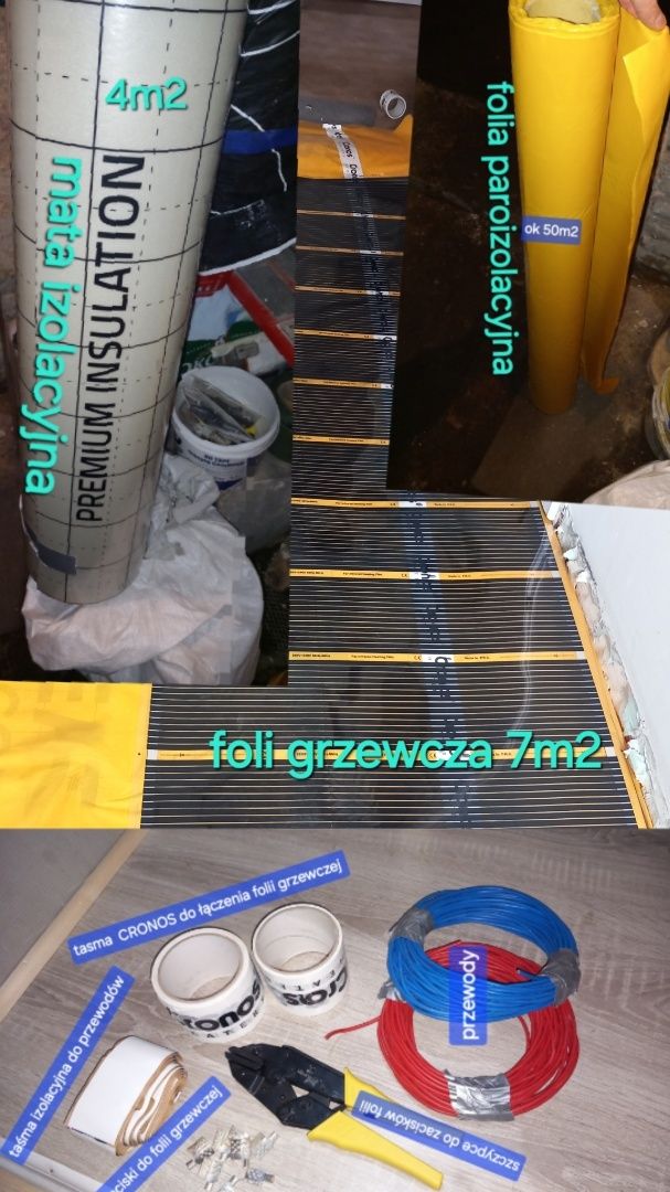 Zestaw do ogrzewania podłogowego