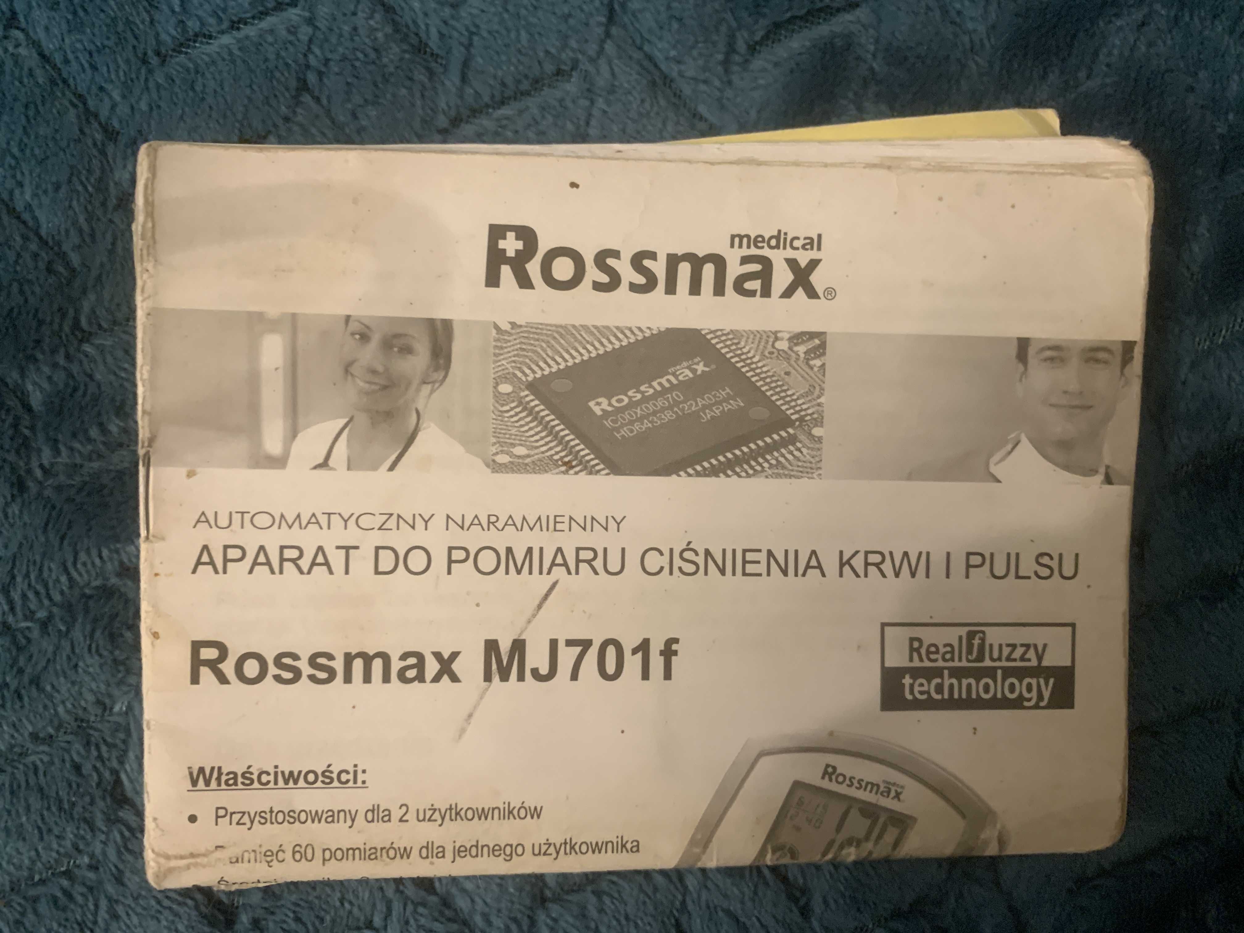 Ciśnieniomierz RossmaxMJ701f