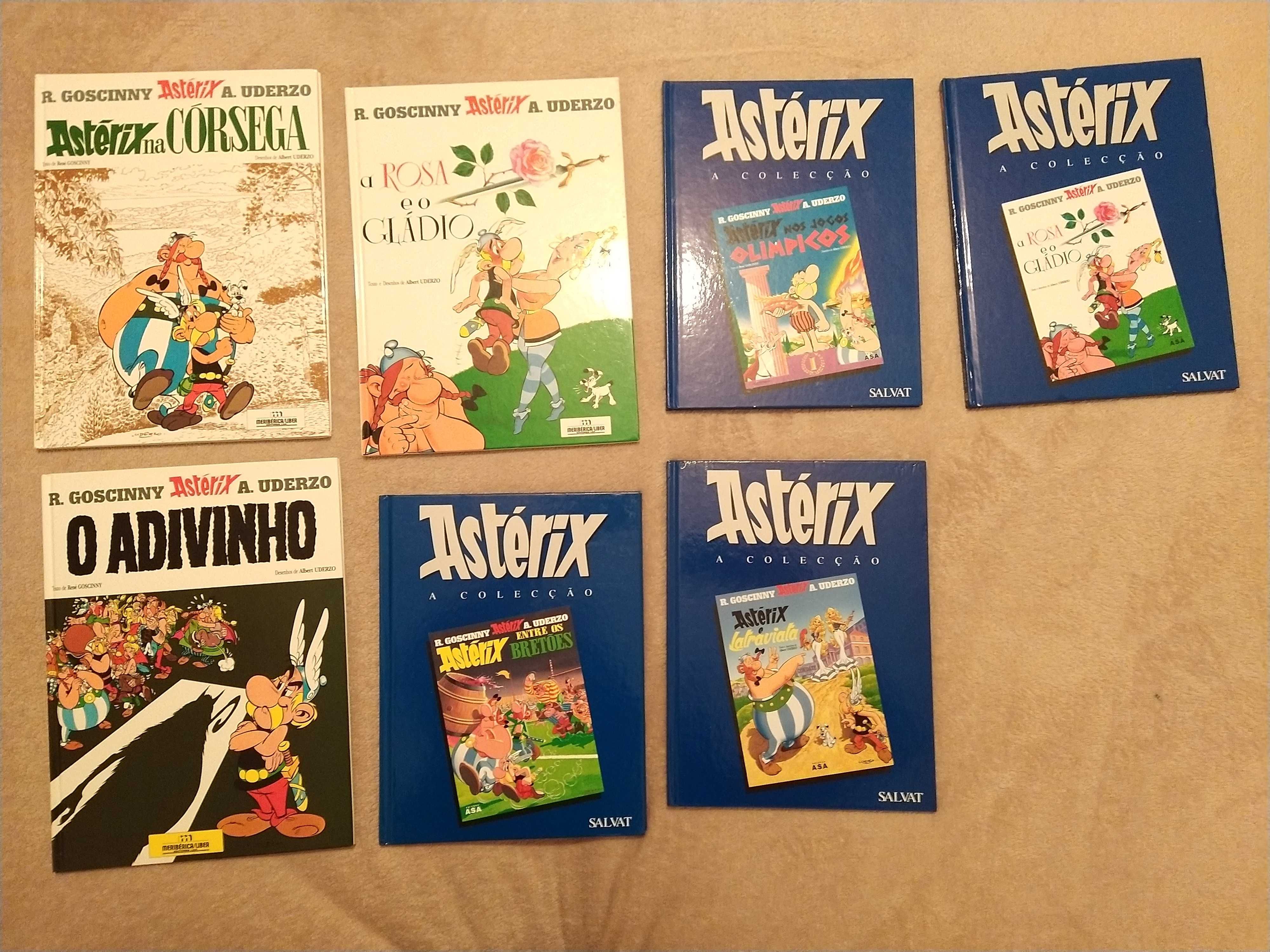 livros capa dura Asterix