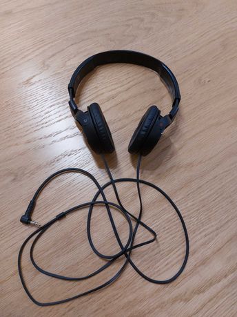 Słuchawki Sony czarne uszkodzone regulacja