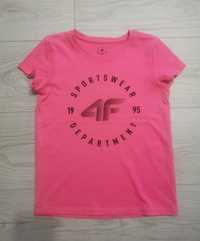 Koszulka 4F r. 128 dziewczęca
