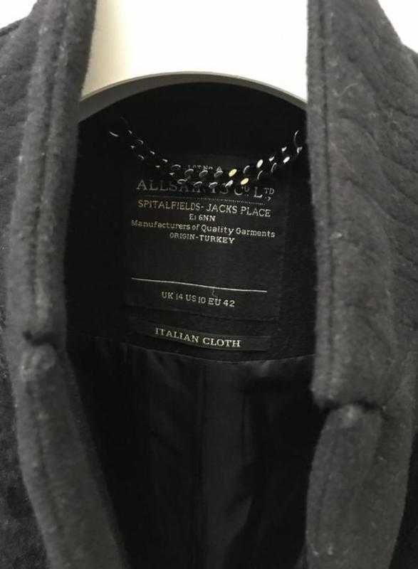 Невероятнейшее пальто allsaints fur shield coat оригинал