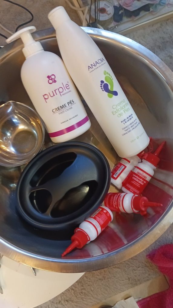 Artigos para pedicure e manicure